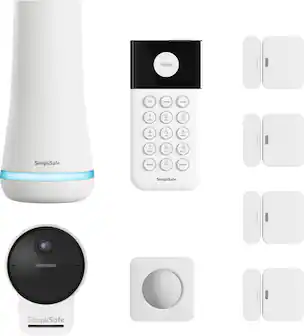 SimpliSafe - 8pc Outdoor Home Security System - White