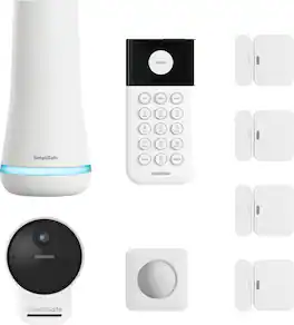 SimpliSafe - 8pc Outdoor Home Security System - White