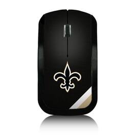 Keyscaper - New Orleans Saints Diagonal Stripe Wireless Mouse - Wireless - Multicolor