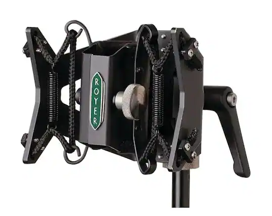 Front. Royer Labs - Sling-Shock RSM-SS1 Microphone Shockmount, Vibration Isolation Mount for Studio Microphones.