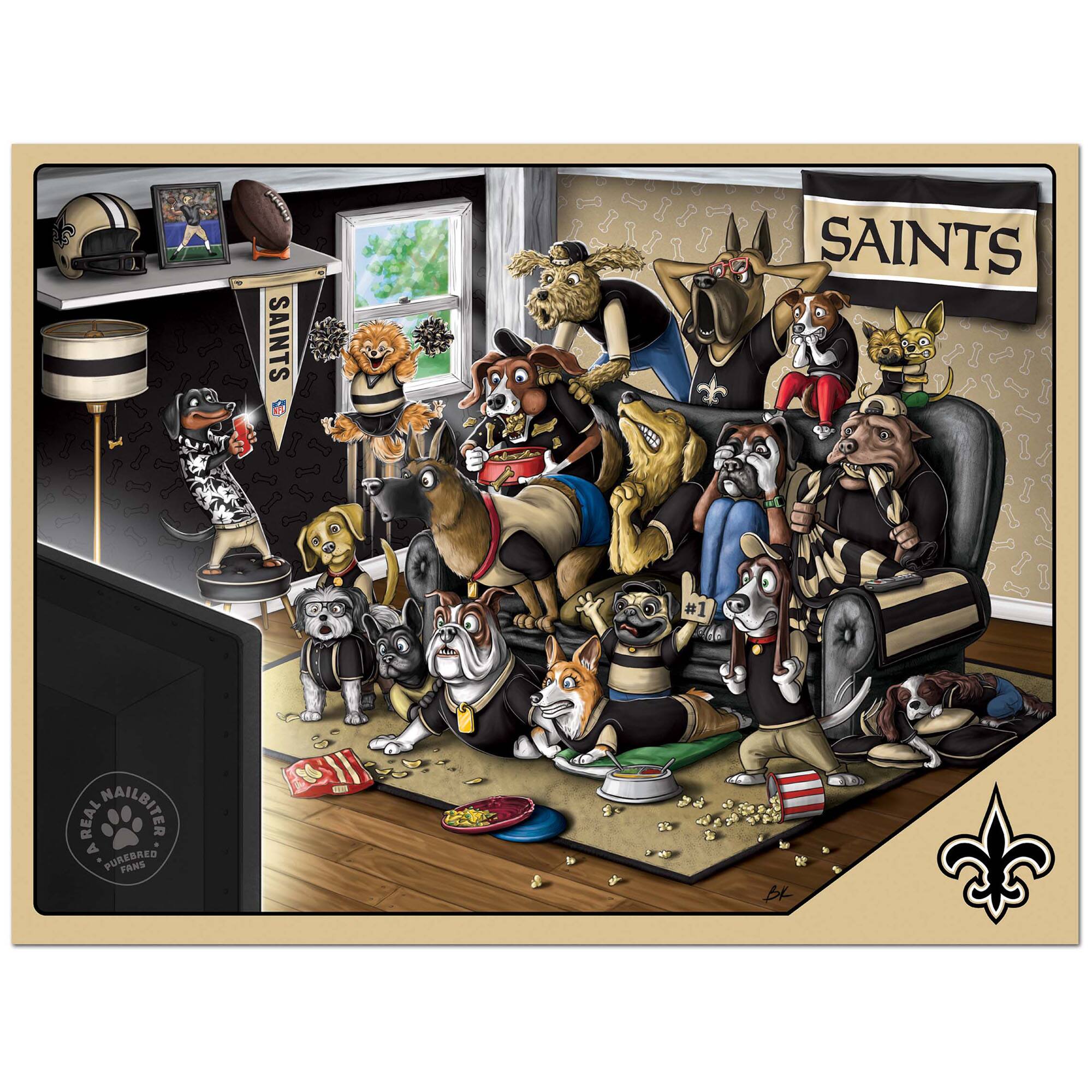SAINTS #1  
REAL WAILBITER  
PUREBRED FANS