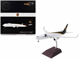 GeminiJets - Boeing 767-300F UPS Worldwide Services N323UP White Brown Tail Gemini 200 Interactive Series 1/200 Diecast Model - White with Brown