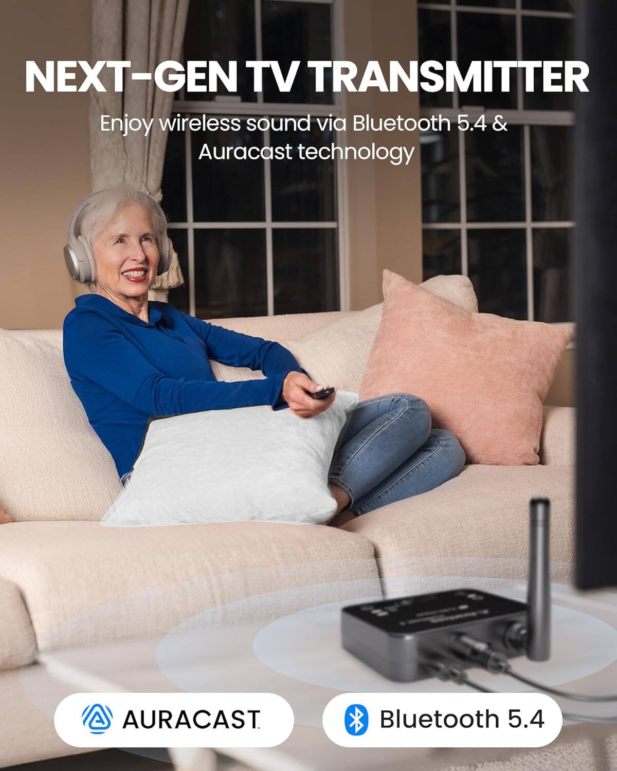 NEXT-GEN TV TRANSMITTER

Enjoy wireless sound via Bluetooth 5.4 & Auracast technology

AURACAST

Bluetooth 5.4