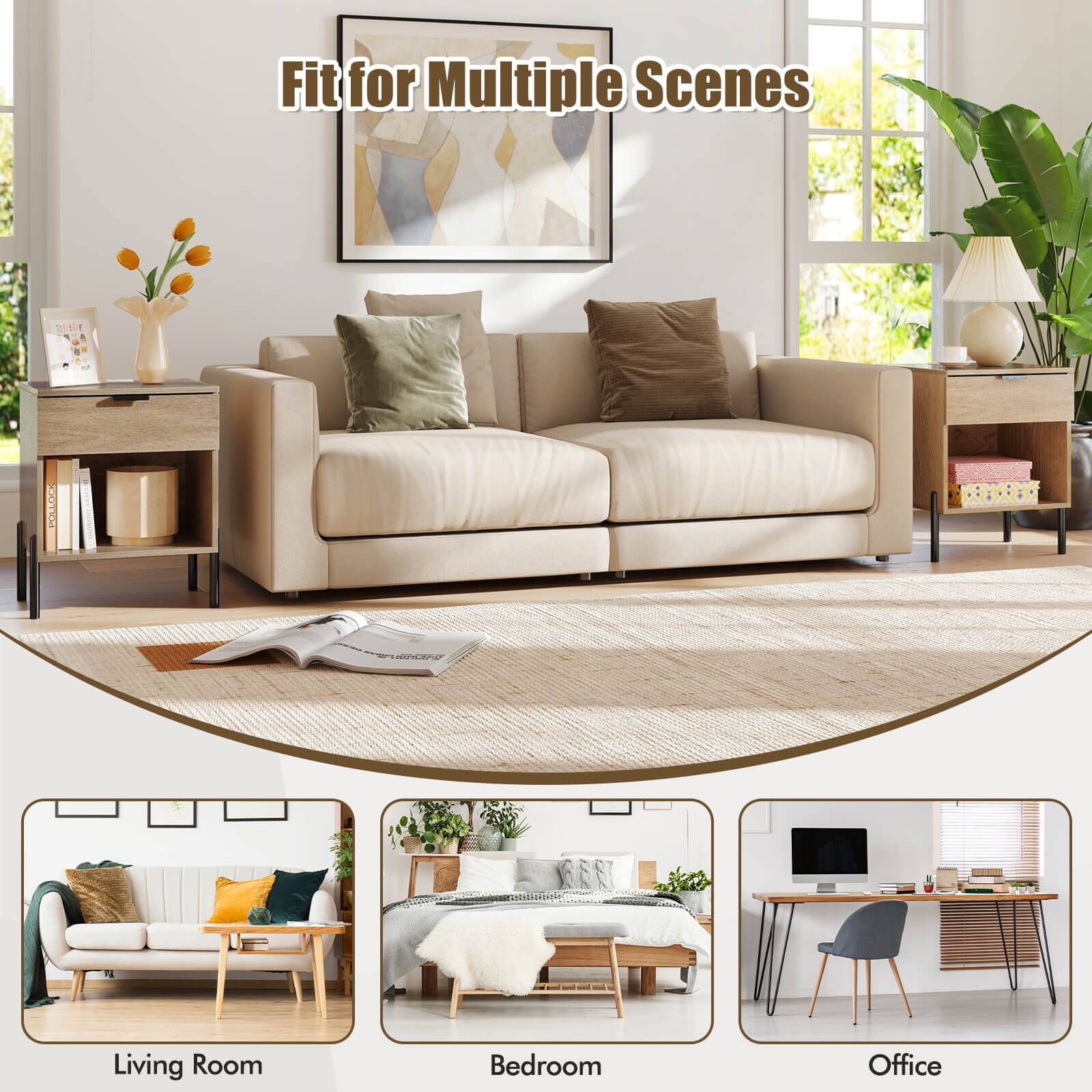 Fit for Multiple Scenes

Living Room

Bedroom

Office