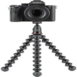 Schertz - GorillaPod Compact Tripod Kit with Ball Head for Mirrorless Cameras up to 2.2 lbs – Black/Charcoal