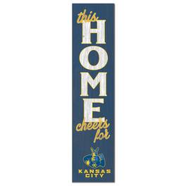Jardine - UMKC Kangaroos 12" x 48" This Home Leaner - Blue