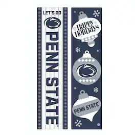 Evergreen Enterprises - Penn State Nittany Lions 47" Double Sided Christmas Leaner Fan Sign - Multicolor