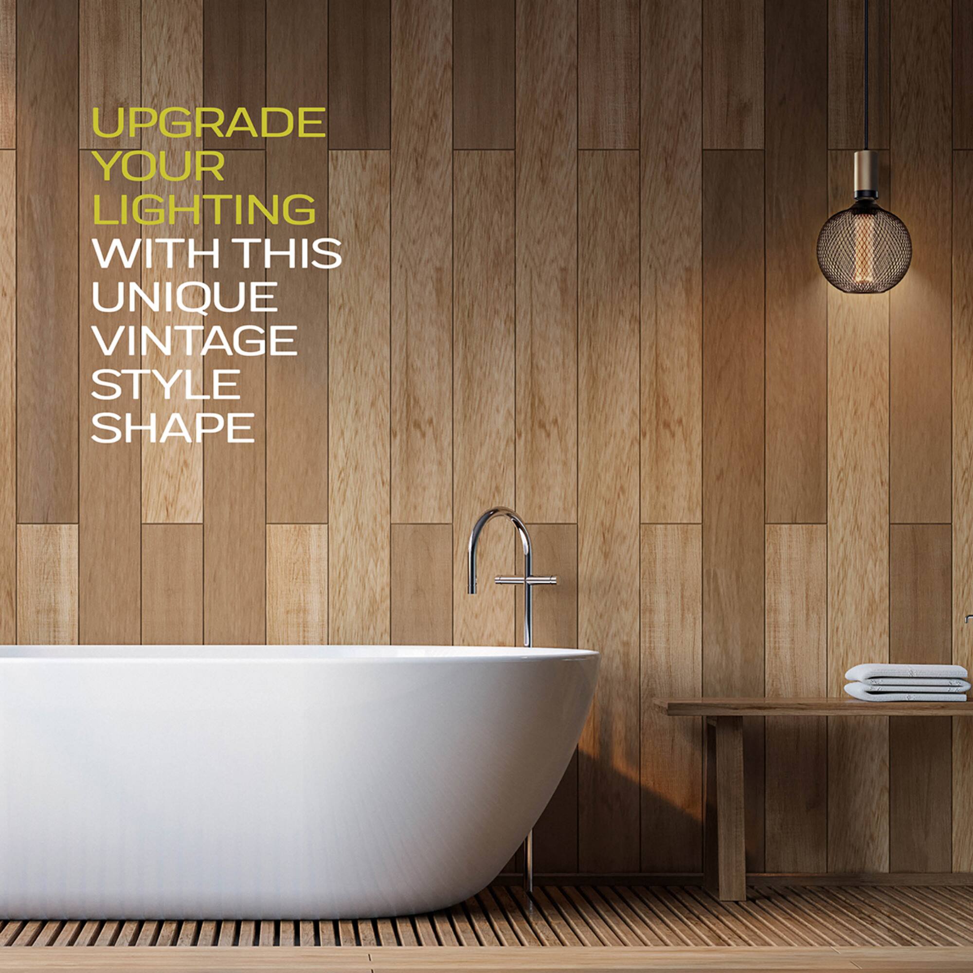 UPGRADE YOUR LIGHTING
WITH THIS UNIQUE VINTAGE STYLE SHAPE