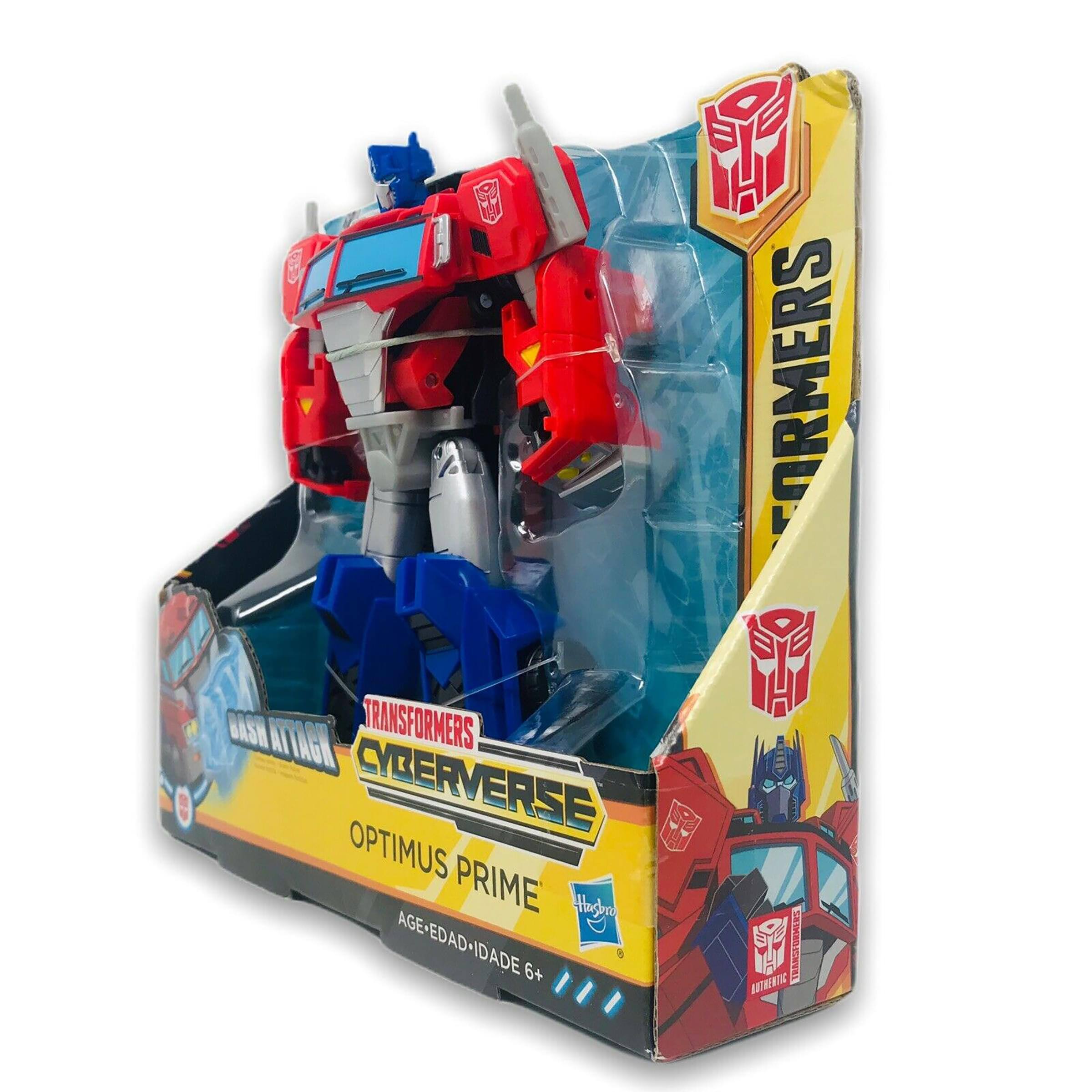 TRANSFORMERS CYBERVERSE  
OPTIMUS PRIME  

AGE-EDAD-IDADE 6+  

BASH ATTACK