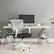 Alt View 16. CorLiving - Workspace Mesh Back Office Chair - Grey and White.