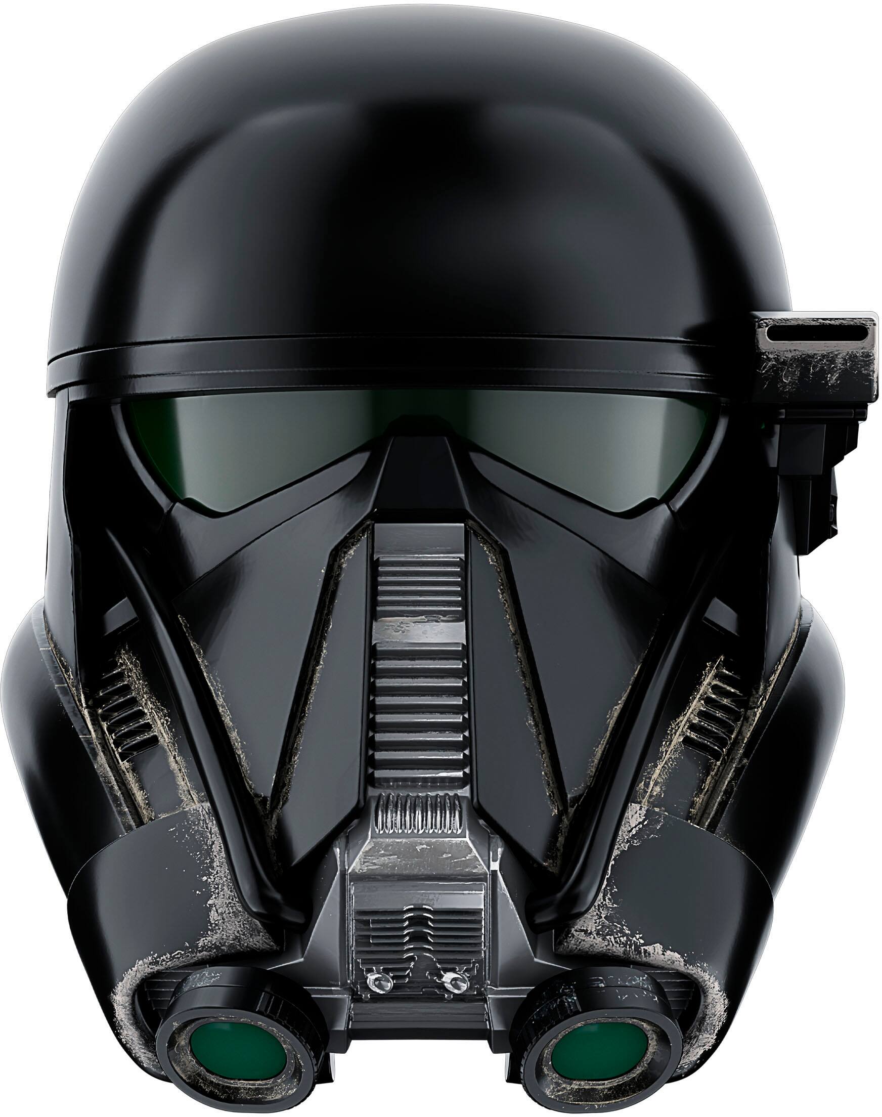Angle. Star Wars - The Black Series Imperial Death Trooper Electronic Helmet.