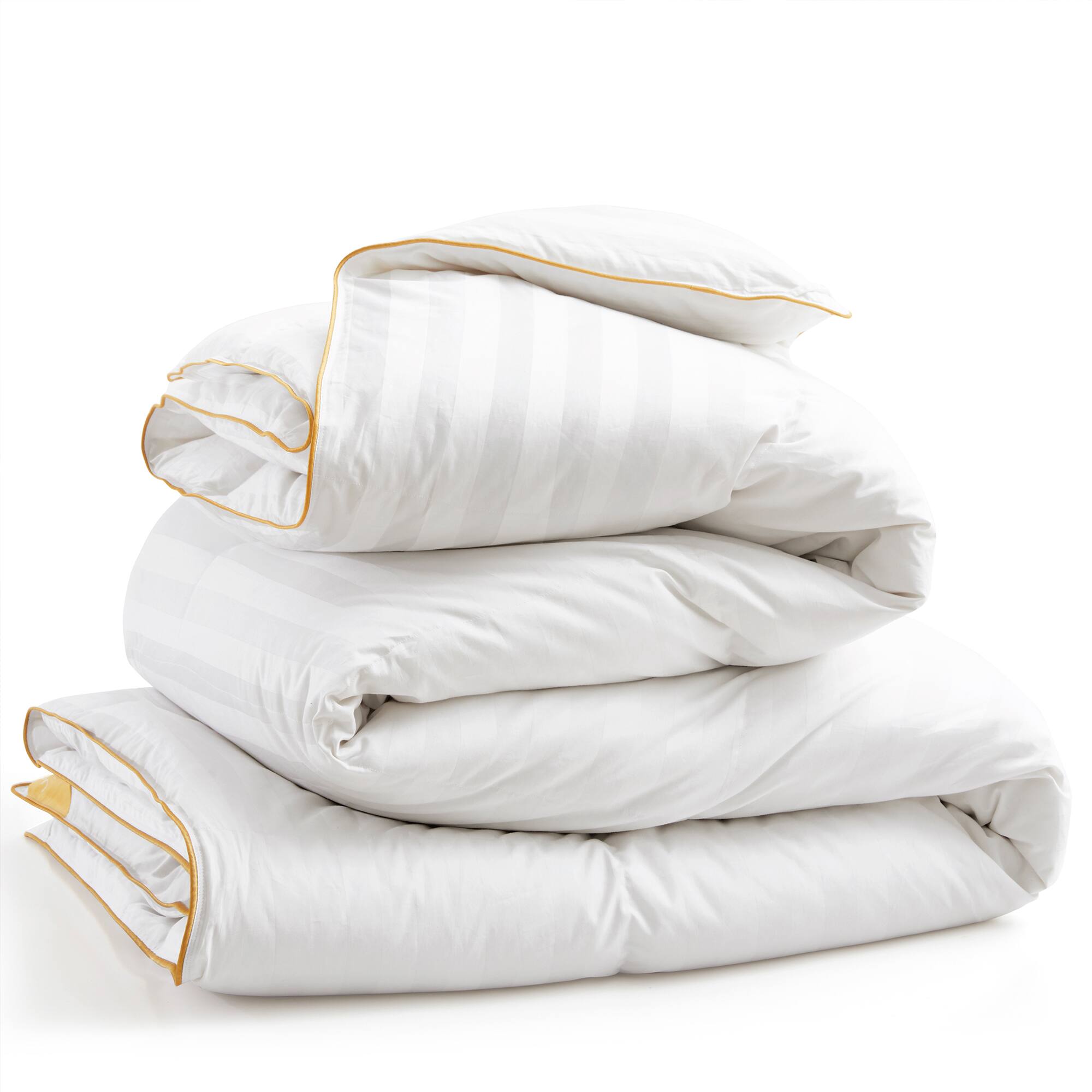 Alt View 1. Puredown - Puredown -  All Season White Goose Down Comforter Duvet Insert with 100% Cotton Cover - Queen - White.