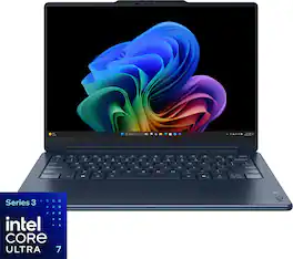 Lenovo - Yoga 9i 2-in-1 Aura Edition 14" 3K OLED Touchscreen Laptop - Core Ultra 7 Processor 355 2026- 32GB Memory- 1TB Storage - Cosmic Blue