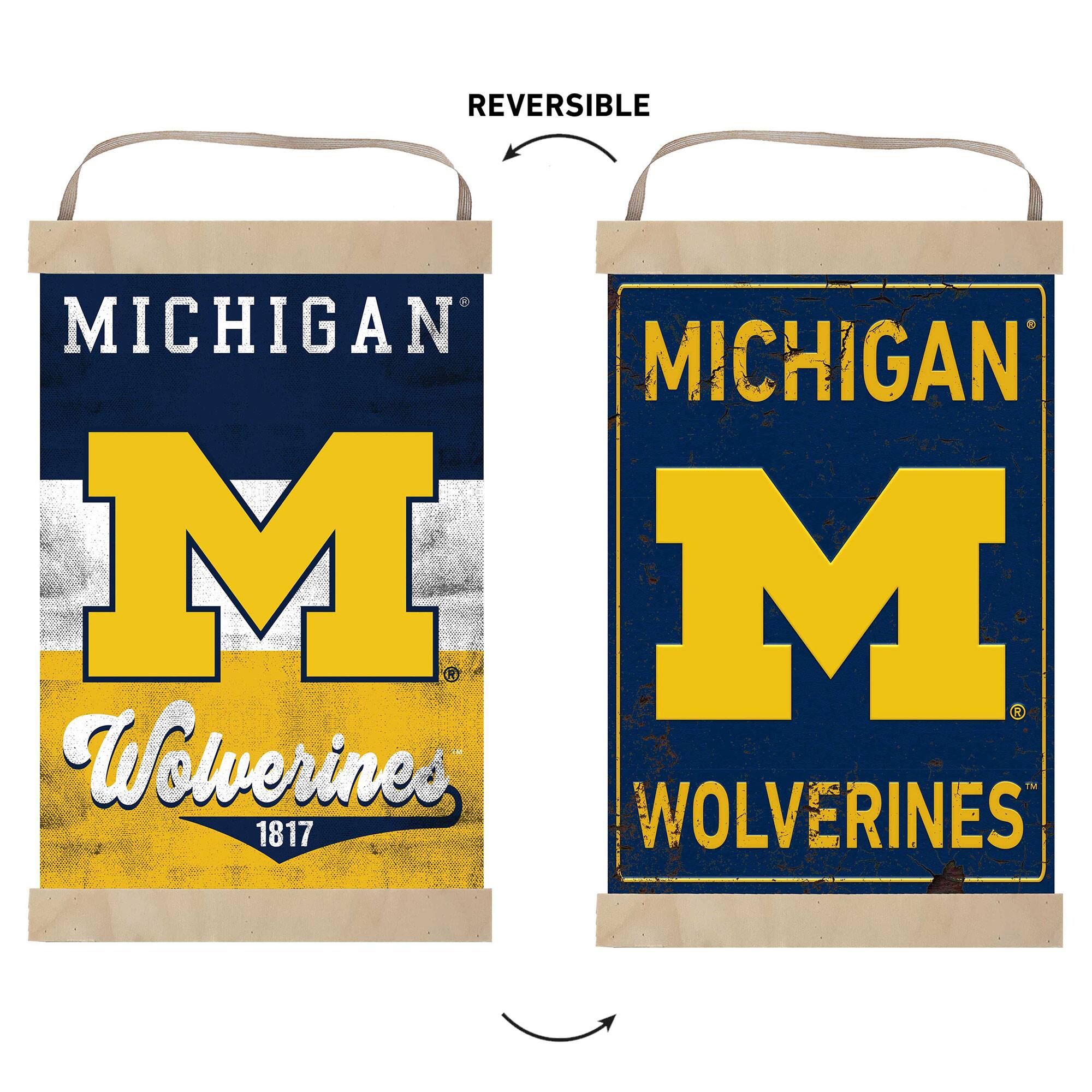 REVERSIBLE MICHIGAN M 1 M - Wolverines 1M 1817 WOLVERINES