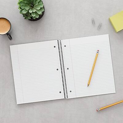 Alt View 4. Staples - Staples Premium 3-Subject Notebook, 8.5" x 11", College Ruled, 150 Sheets, Brown (TR52123) - Brown.