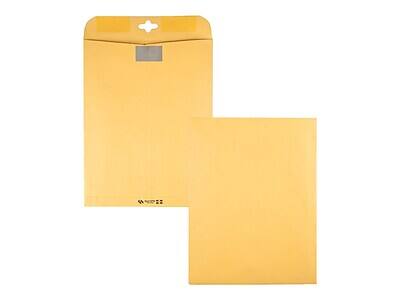 Alt View 2. Quality Park - ClearClasp Redi-Tac Kraft Catalog Envelopes, 10" x 13", 100/Box (QUA43768) - Brown Kraft.