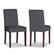 Angle. Simpli Home - Andover Parson Dining Chair (Set of 2) - Slate Grey.