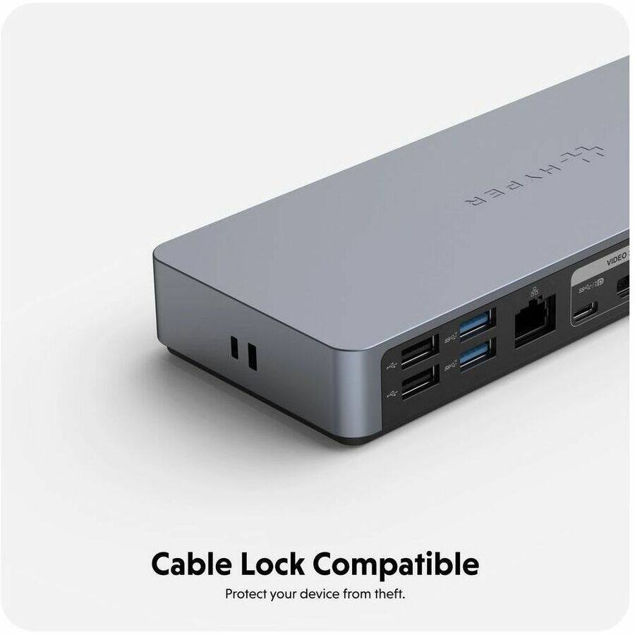 Cable Lock Compatible  
Protect your device from theft.