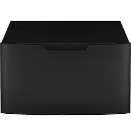 GE - 16” Laundry Pedestal with Storage Drawer for Select Washers and Dryers - Carbon Graphite