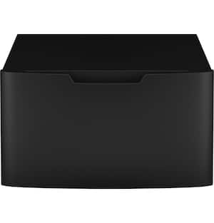 GE - 16” Laundry Pedestal with Storage Drawer for Select Washers and Dryers - Carbon Graphite