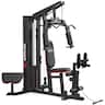 FED Fitness - Home Gym, Multifunctional Home Gym Equipment for Leg Press, 150LBS Weight Stack Machine, Workout Station - Black
