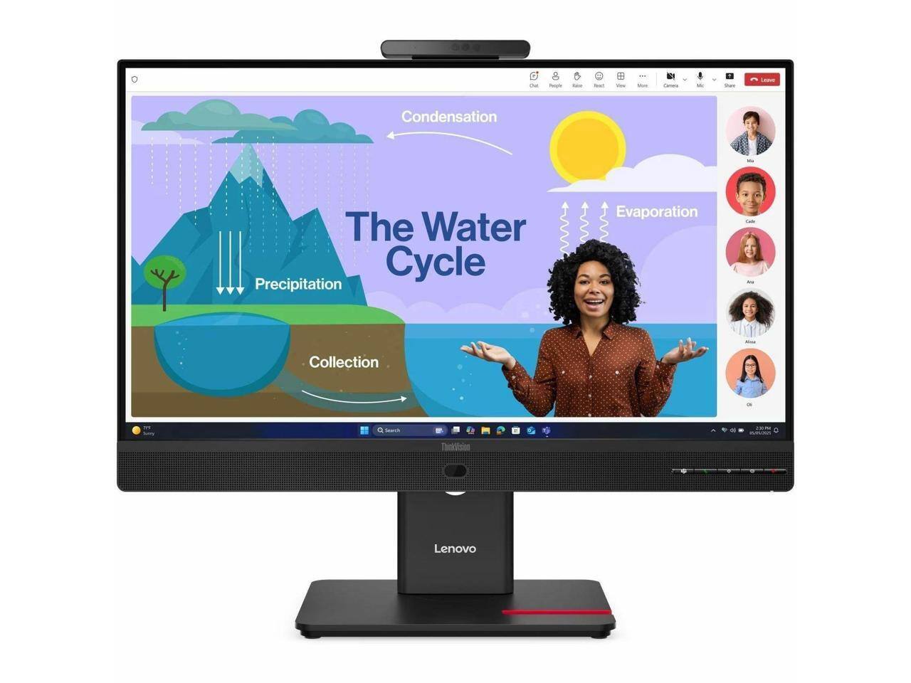 Sure, here is the corrected and grouped text:

- **The Water Cycle**
  - Condensation
  - Precipitation
  - Evaporation
  - Collection

- **People**
  - Own
  - View
  - Moe
  - I
  - M
  - Share
  - Leave

- **Search**

- **ThinkVision**

- **Lenovo**