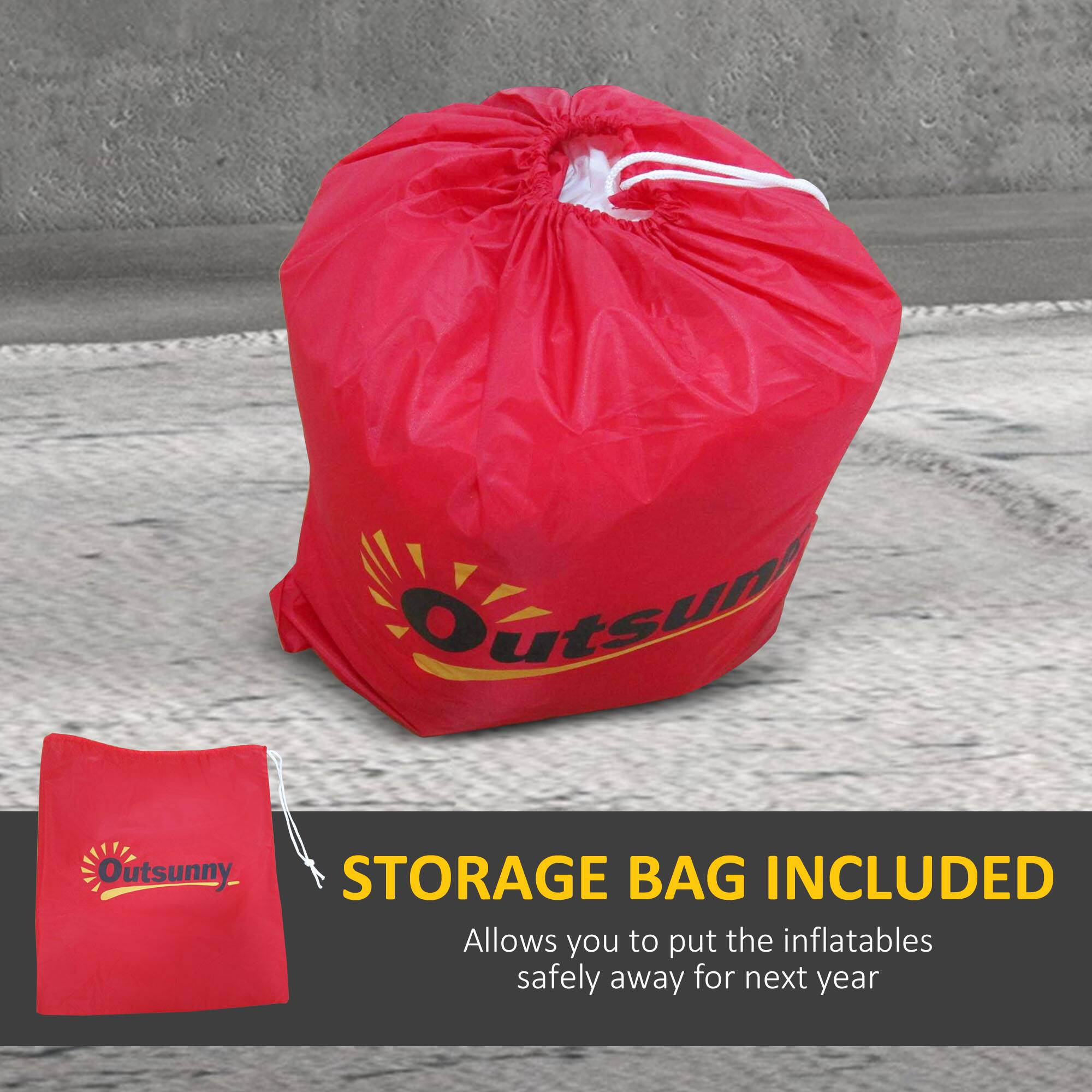 Datsun Outsunny STORAGE BAG INCLUDED allows you to put the inflatables safely away for next year.