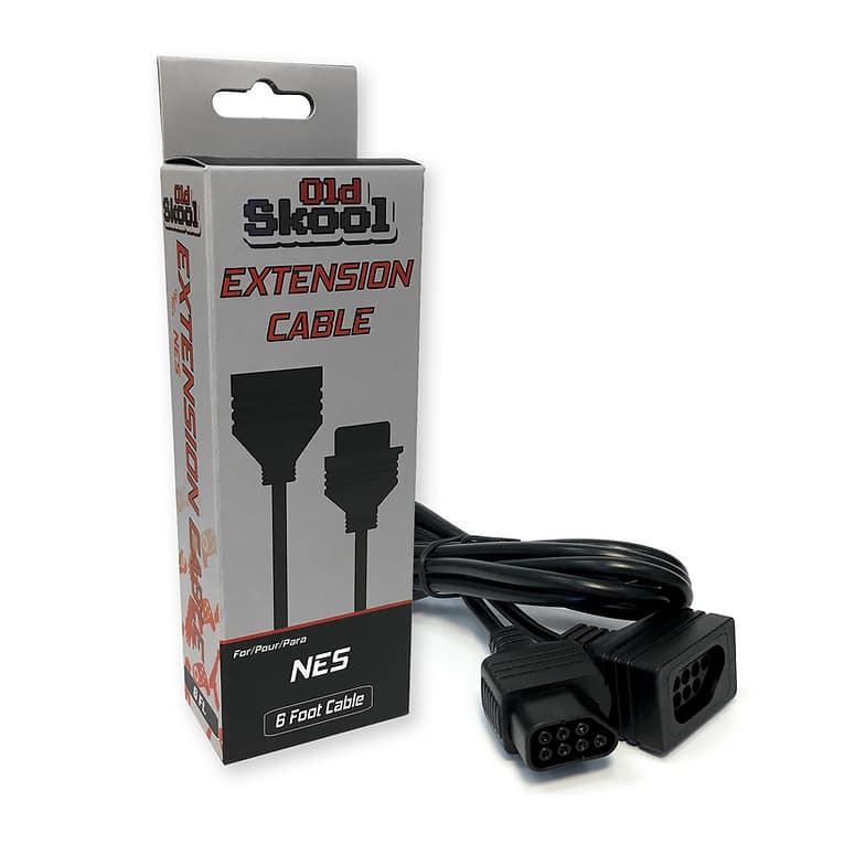 Old Skool - NES Controller Extension Cable - Black