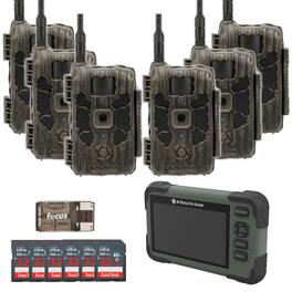 Stealth Cam - 40MP Deceptor Max Cellular Trail Camera with Card Viewer 32GB Memory Cards and Card Reader(6 Pack)