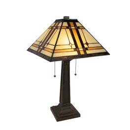 Lavish Home - Tiffany-Style Stained Glass Table Lamp