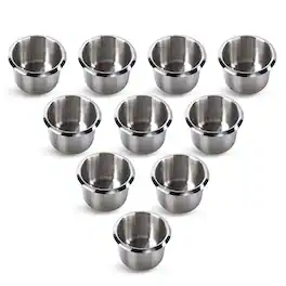 GSE Games & Sports Expert - Drop-in Anti-Spill Storage Drink Cup Holder, Poker Table Cup Holders(Small - 10 Packs)