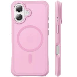 Ornarto - Magnetic for iPhone 17 Case 6.3", Compatible with MagSafe | Slim Translucent Matte Cover - Ballet Blush