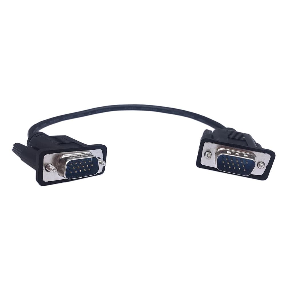 PARKER SLATER - VGA Male to Male Cable, 1Ft, 15 Pin, Black