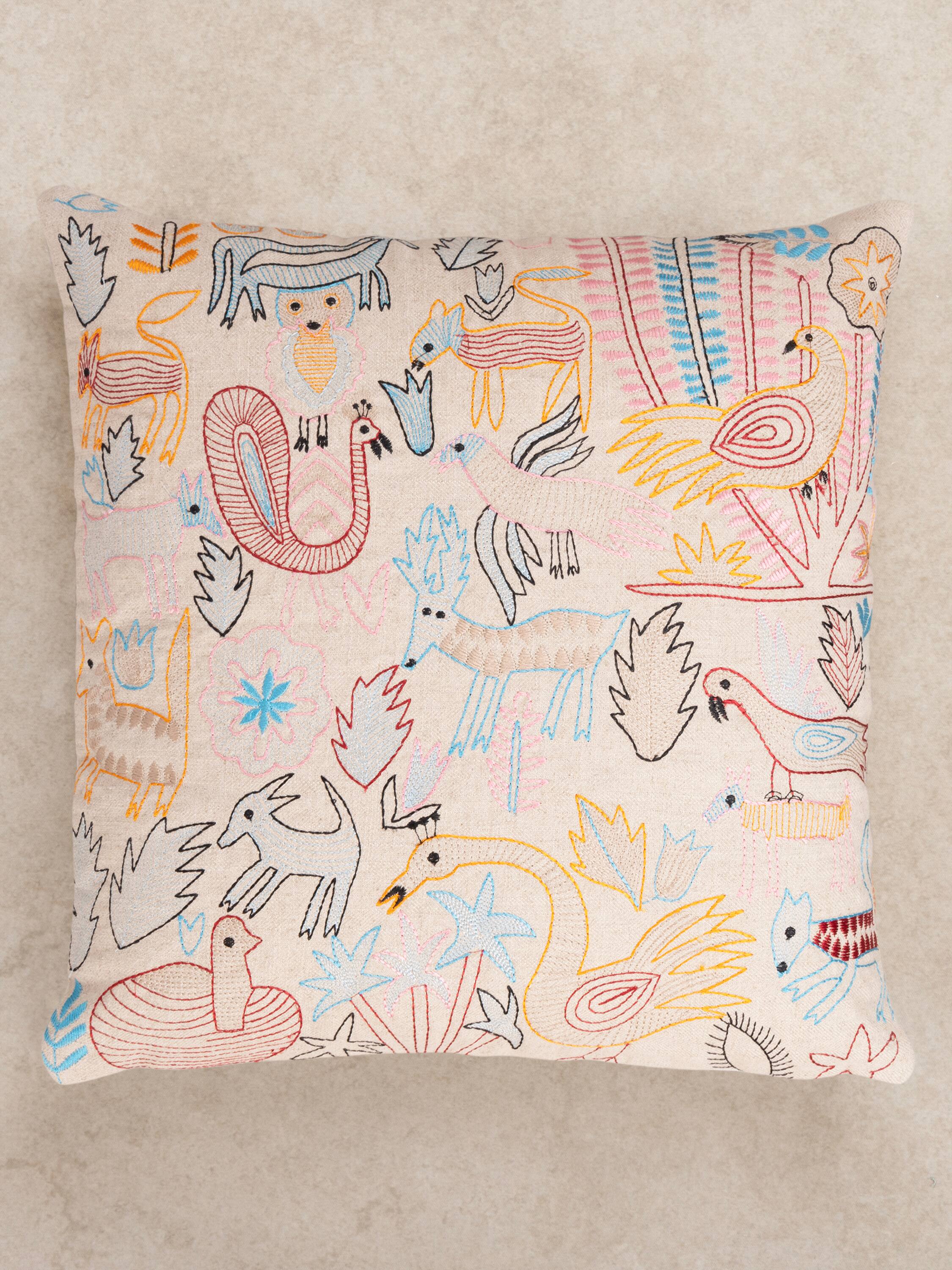 Angle. GAURI KOHLI - Fateh Pillow - Multicolored.