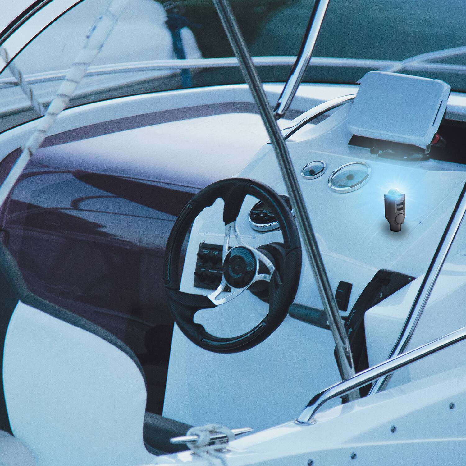 Alt View 1. TECHNAXX - Technaxx 4868 Tx-100 Rechargeable Universal Mobile And Auto Alarm With Remote - Black.