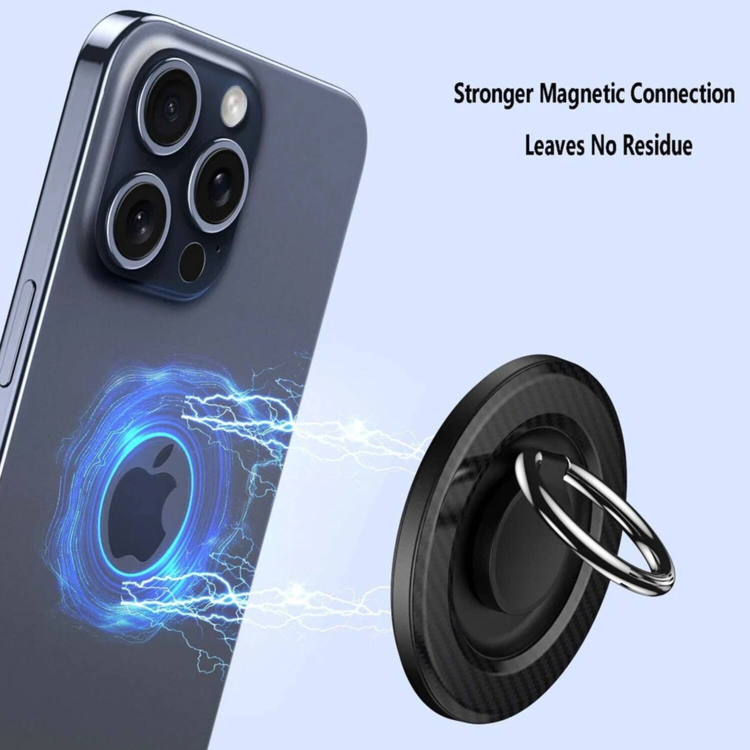 Stronger Magnetic Connection  
Leaves No Residue