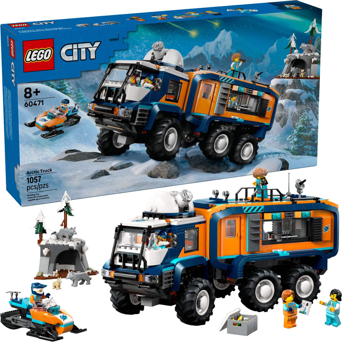 LEGO - City Arctic Explorer Science Lab Truck 60471 - Front_Zoom