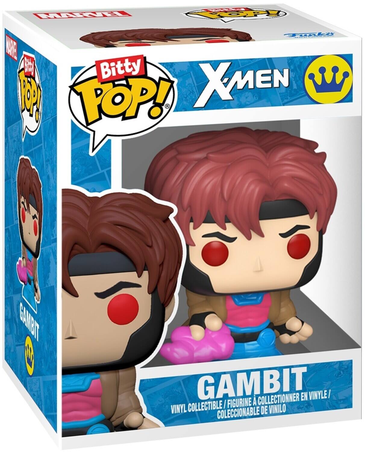 MIMEI OPP Tuaki BRU  
Bitty POP!  
X-MEN GAMBIT 1  
COLLECTIONNER EN VINYLE / VINYL COLLECTIBLE  
FIGURINE VINILO COLECCIONABLE DE