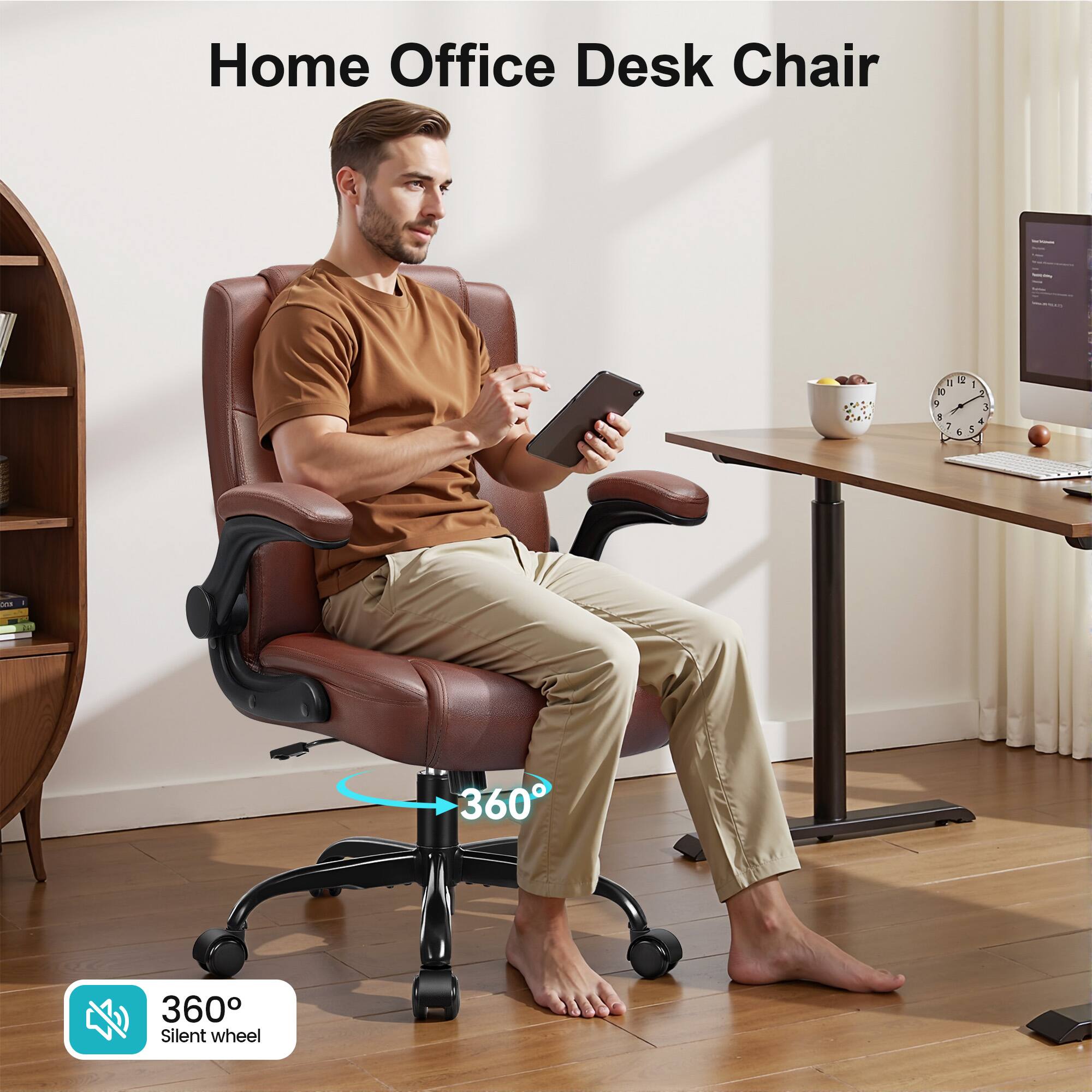 Home Office Desk Chair

360° Silent wheel