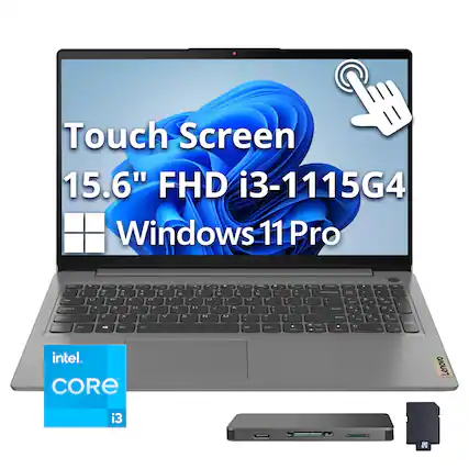 Touch Screen 15.6" FHD i3-1115G4 Windows 11 Pro
Intel Core i3
Lenovo
