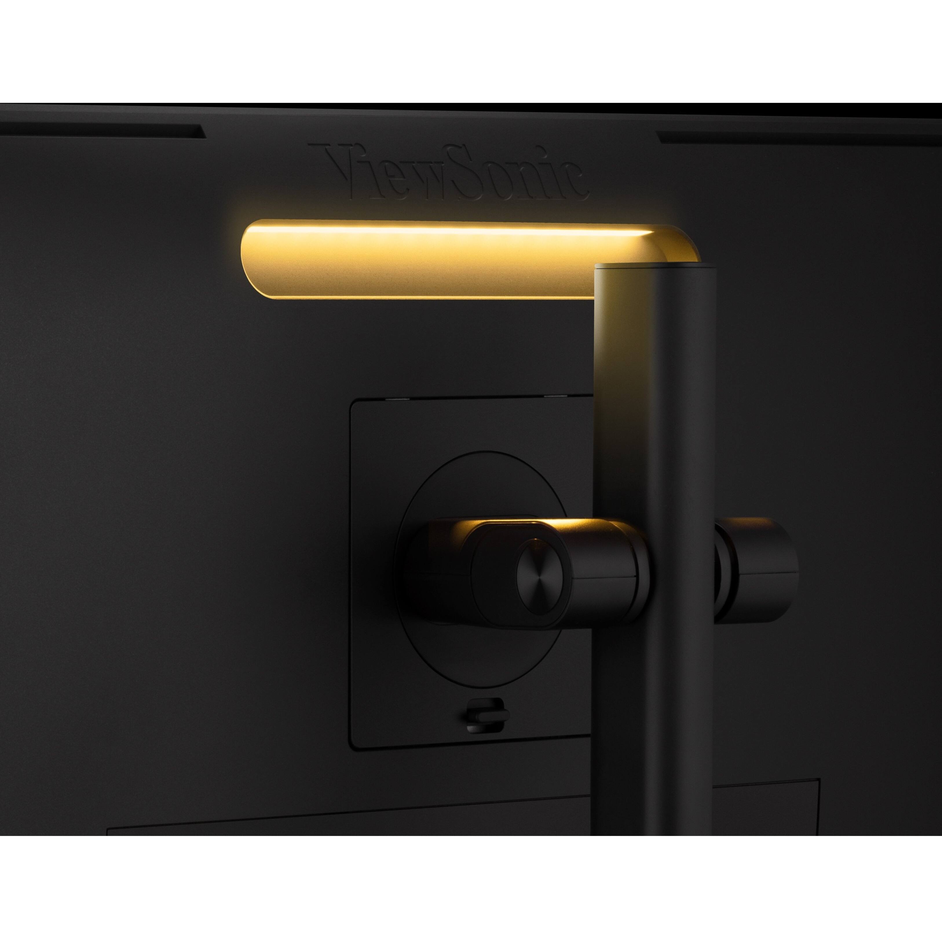 Alt View 29. ViewSonic - ColorPro 27&amp;quot; ColorPro 4K UHD IPS Monitor with ColorPro Wheel True 10-Bit Color, 90W USB C 27 LCD 4K UHD - Black.