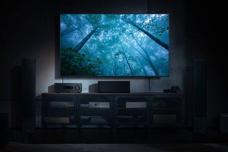 Alt View 4. Yamaha - Yamaha RX300ABL 5.2-Channel Home Theater AV Receiver with Dolby Atmos (2026) - Black.