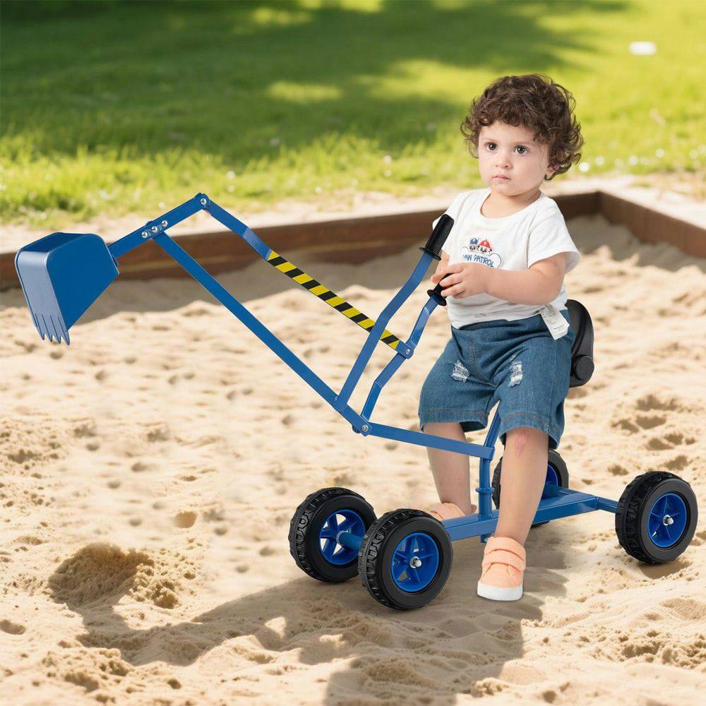 Resenkos Sand Digger for Kids with 2 Handed Controls & Flexible Shovel ...