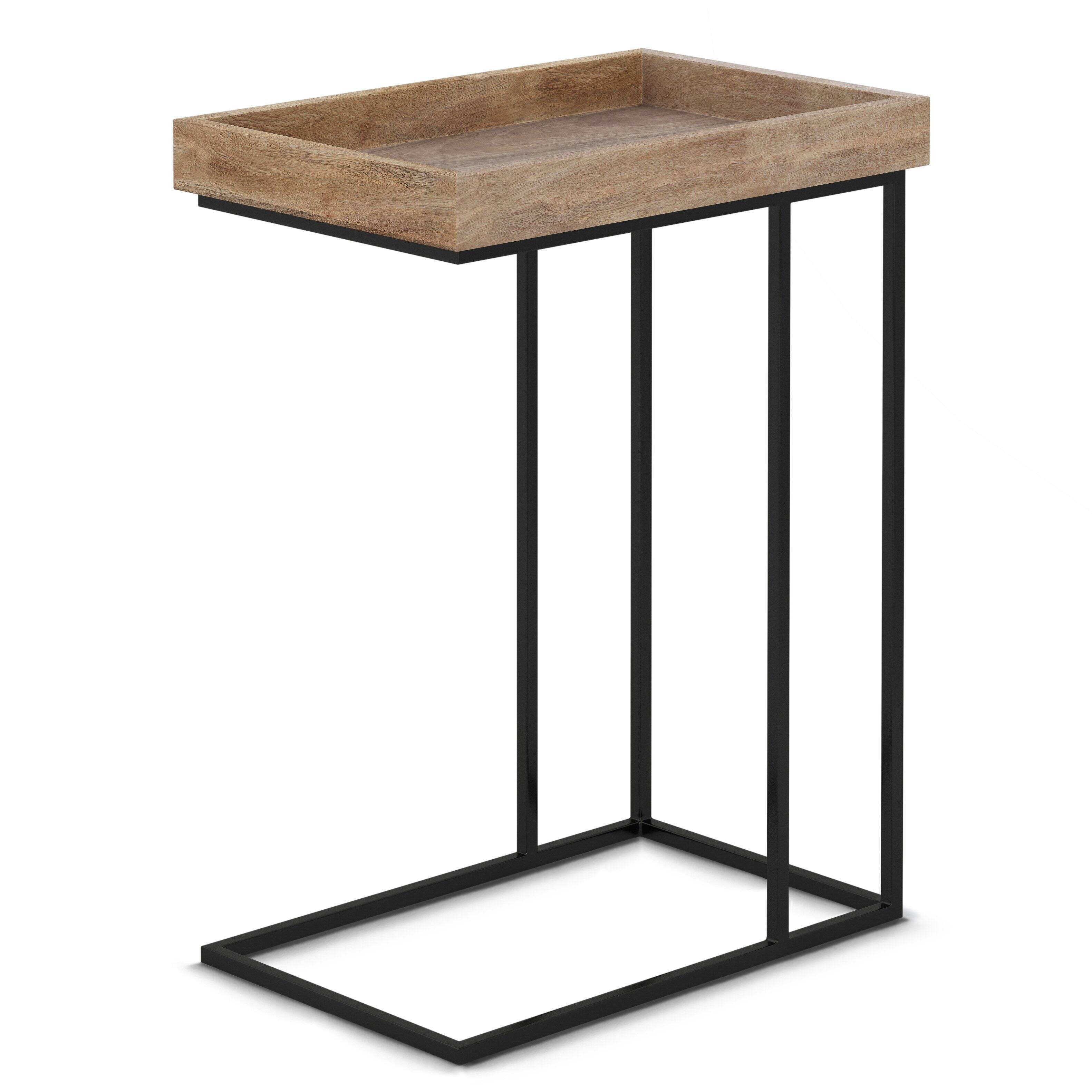 Angle. Simpli Home - Gallagher C Side Table - Natural.