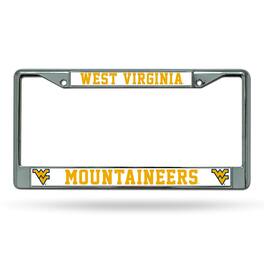 Rico Industries - West Virginia Mountaineers Chrome License Plate Frame - Multi