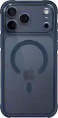 Front. dbrand - Ghost Case with MagSafe for Apple iPhone 17 Pro Max - Blue.