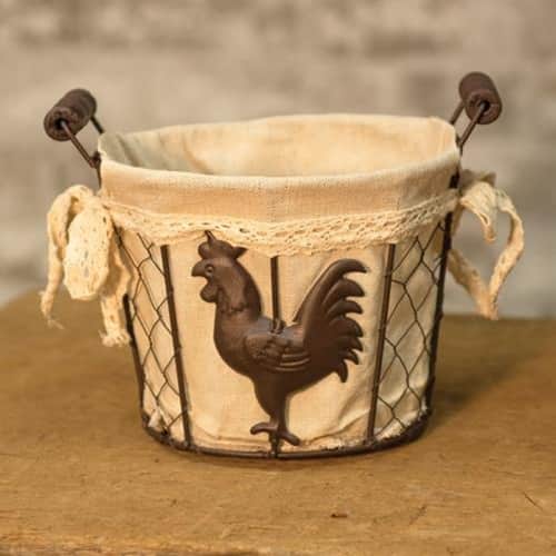 BreeBe - Rooster Wire Basket - Brown