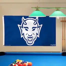 WinCraft - Duke Blue Devils College Vault Logo Deluxe Single-Sided 3' x 5' Flag - Multicolor