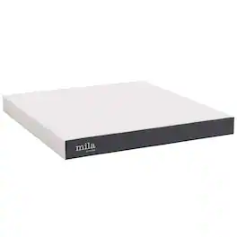 Mila 8" King Mattress by Modway - White