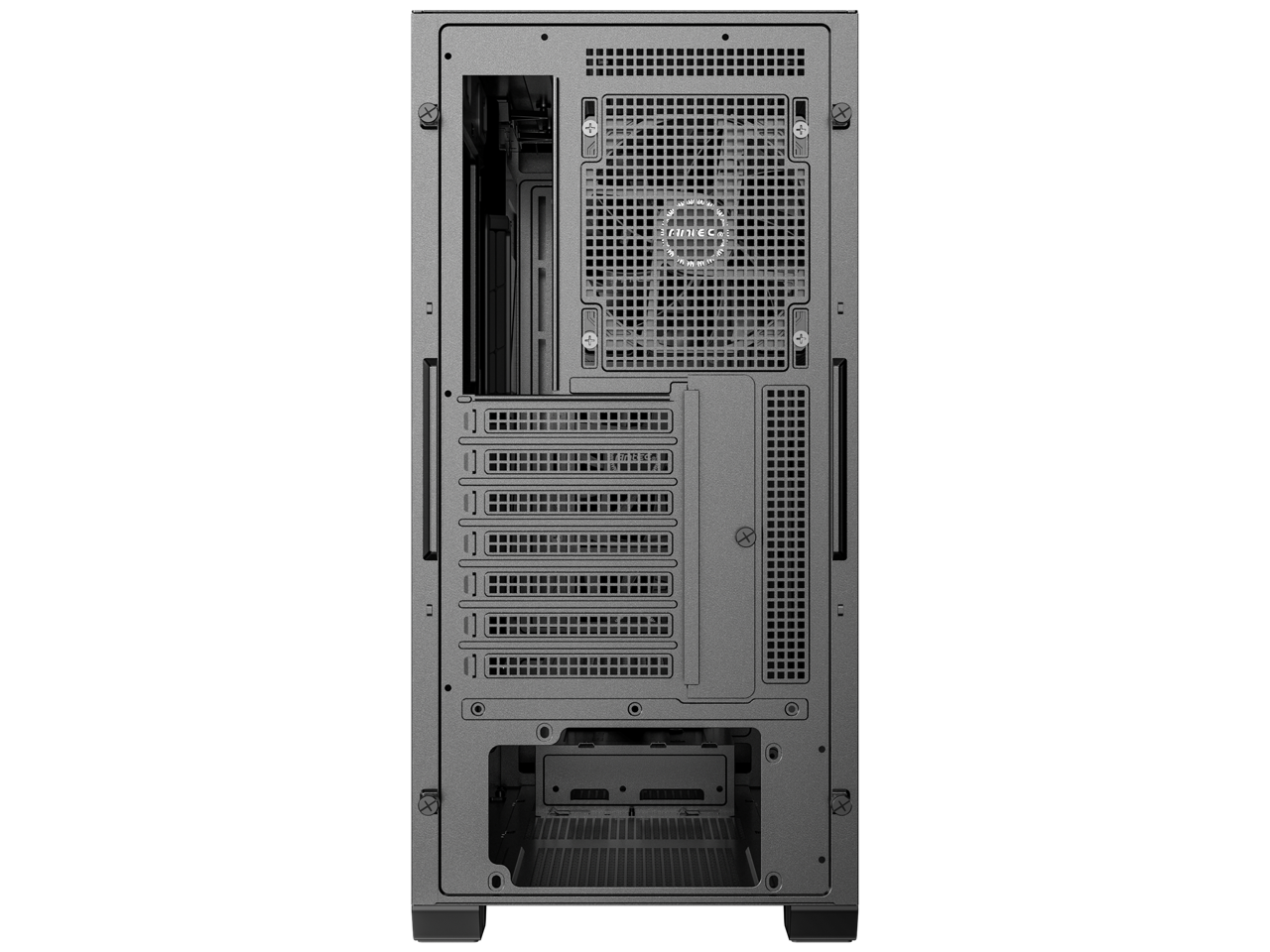 Alt View 9. Antec - P7 S, 4 PWM Fans Included, Dual Side Mesh Intake, 360 mm Top Radiator Support, Type-C 3.2 Gen 2, Mid-Tower ATX PC Case - Black.